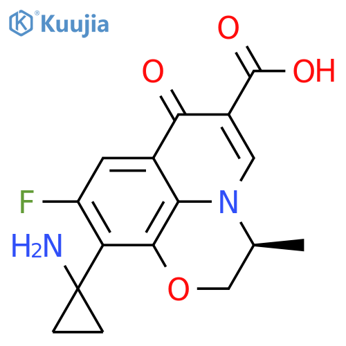 Pazufloxacin structure