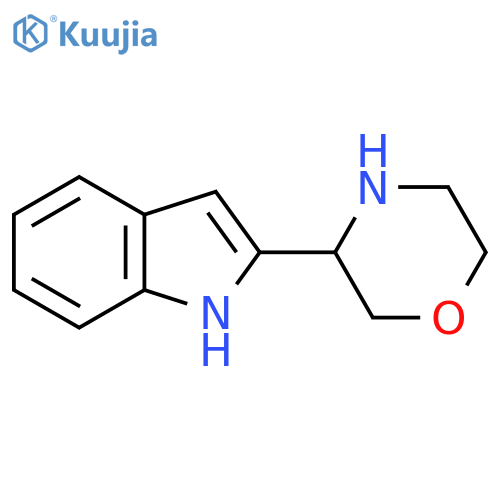 2-(morpholin-3-yl)-1H-indole structure