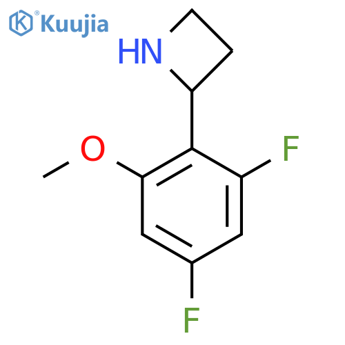 2-(2,4-difluoro-6-methoxyphenyl)azetidine structure