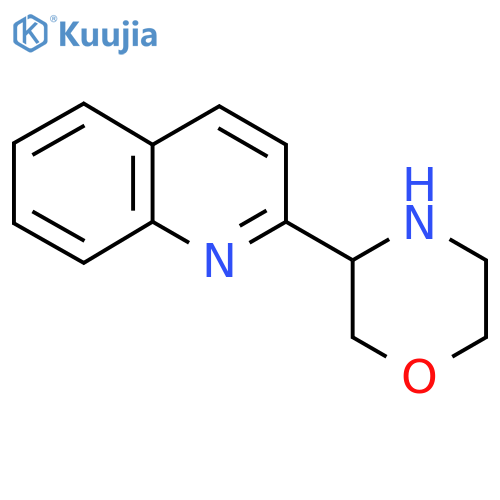 2-(morpholin-3-yl)quinoline structure