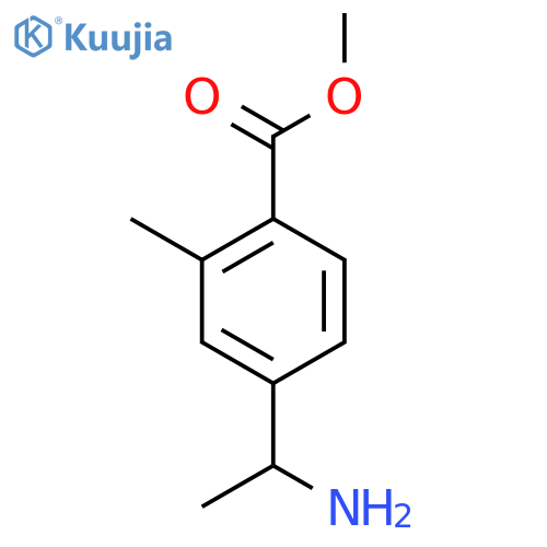methyl 4-(1-aminoethyl)-2-methylbenzoate structure
