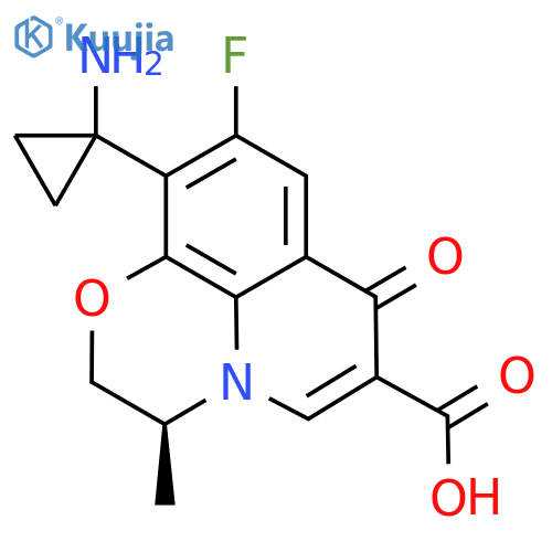 Pazufloxacin structure