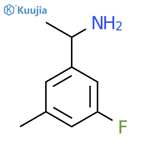 1-(3-fluoro-5-methylphenyl)ethan-1-amine structure