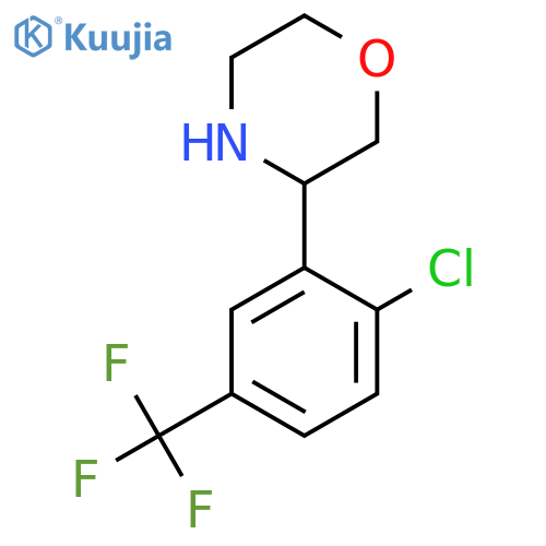 3-2-chloro-5-(trifluoromethyl)phenylmorpholine structure