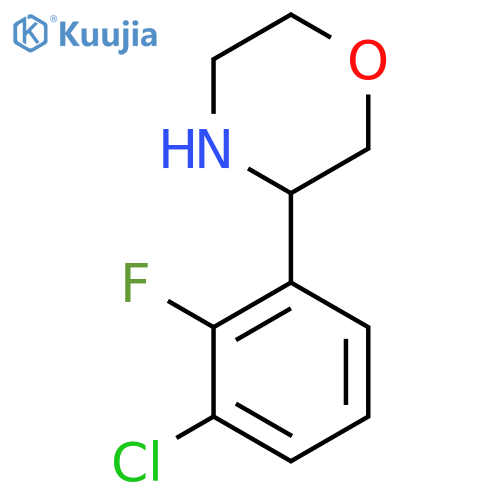 3-(3-CHLORO-2-FLUOROPHENYL)MORPHOLINE structure