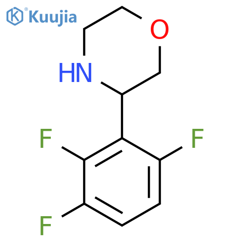 3-(2,3,6-trifluorophenyl)morpholine structure