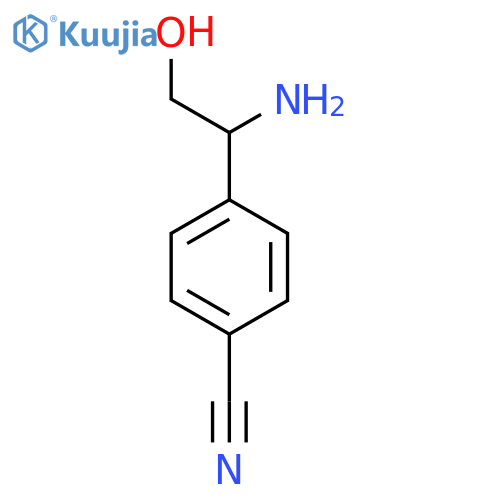 4-(1-Amino-2-hydroxyethyl)benzonitrile structure