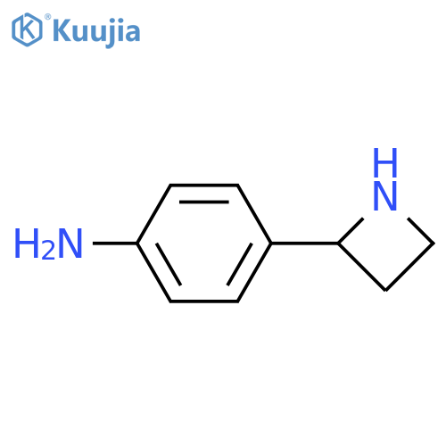 4-(azetidin-2-yl)aniline structure