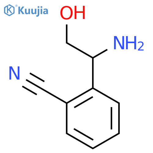 2-(1-AMINO-2-HYDROXYETHYL)BENZONITRILE structure