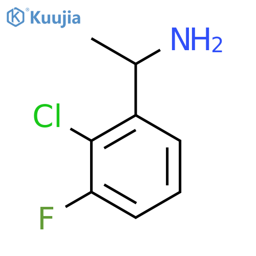 1-(2-chloro-3-fluorophenyl)ethan-1-amine structure