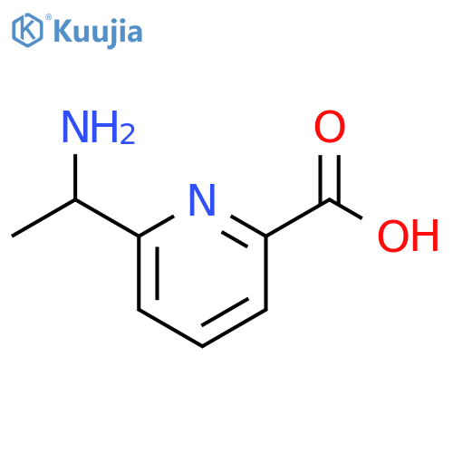 6-(1-AMINOETHYL)PYRIDINE-2-CARBOXYLIC ACID structure