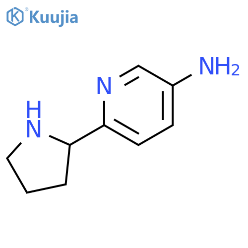 6-(pyrrolidin-2-yl)pyridin-3-amine structure