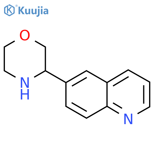 6-(morpholin-3-yl)quinoline structure