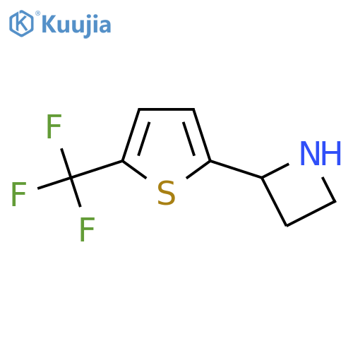 2-5-(trifluoromethyl)thiophen-2-ylazetidine structure