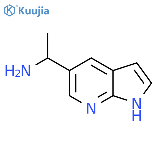 1-(1H-Pyrrolo[2,3-b]pyridin-5-yl)ethanamine structure
