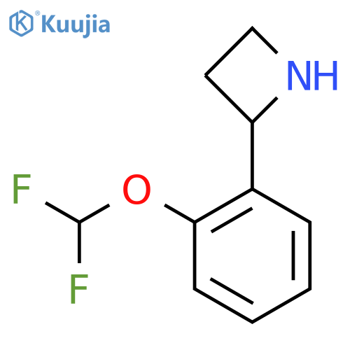 2-2-(difluoromethoxy)phenylazetidine structure