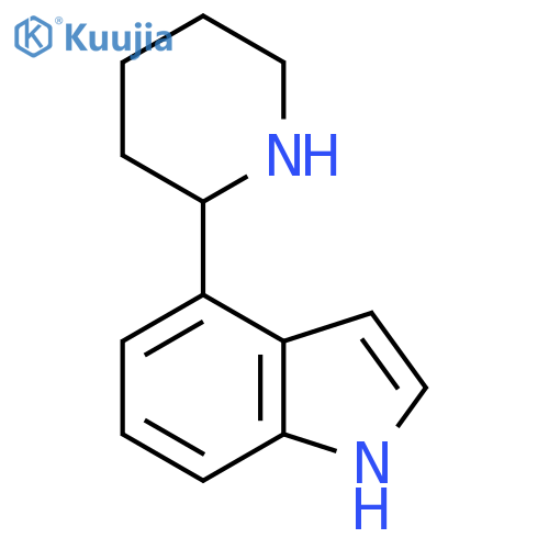4-(piperidin-2-yl)-1H-indole structure