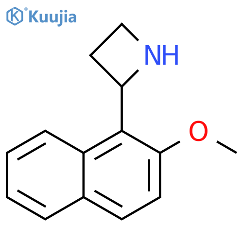 2-(2-methoxynaphthalen-1-yl)azetidine structure
