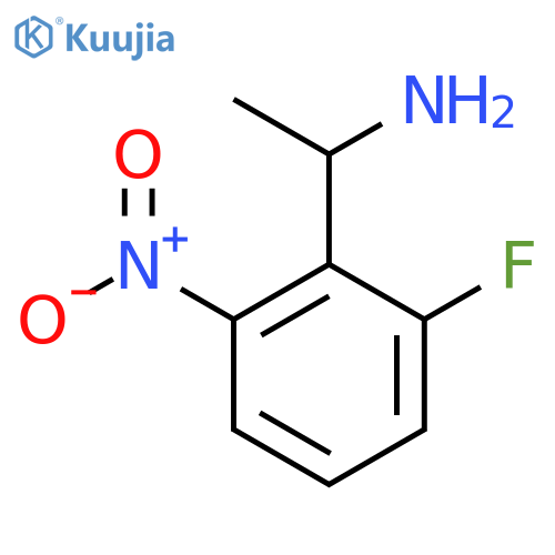 1-(2-fluoro-6-nitrophenyl)ethan-1-amine structure