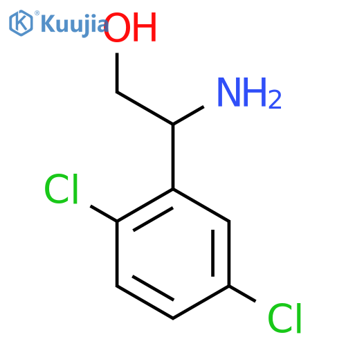 2-Amino-2-(2,5-dichlorophenyl)ethan-1-ol structure