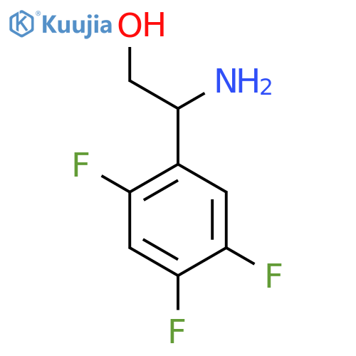 2-AMINO-2-(2,4,5-TRIFLUOROPHENYL)ETHAN-1-OL structure