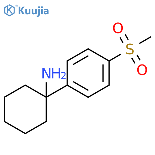 1-(4-methanesulfonylphenyl)cyclohexan-1-amine structure