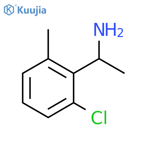 1-(2-chloro-6-methylphenyl)ethan-1-amine structure