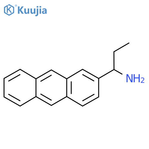 1-(2-ANTHRYL)PROPYLAMINE structure