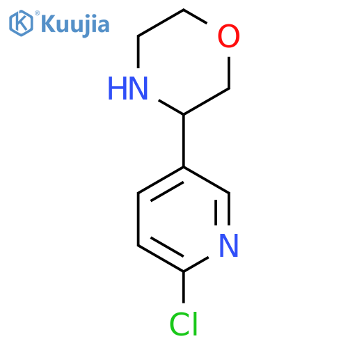 3-(6-Chloropyridin-3-yl)morpholine structure