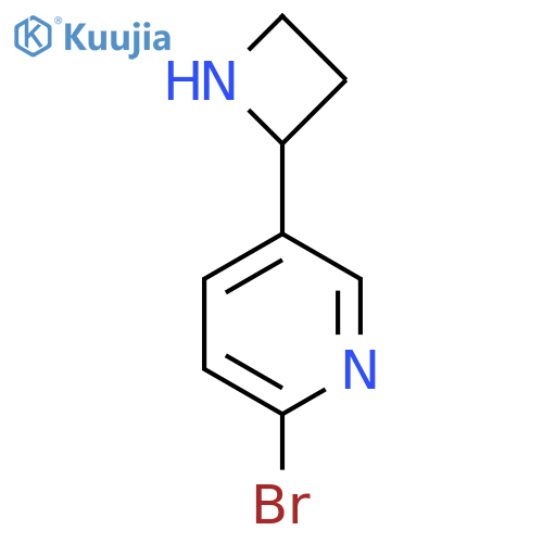 5-(azetidin-2-yl)-2-bromopyridine structure