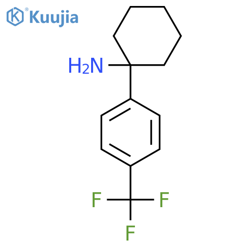 1-(4-(trifluoromethyl)phenyl)cyclohexanamine structure