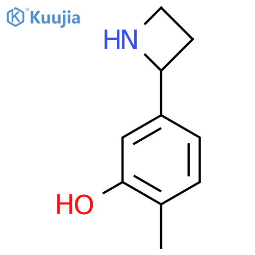 5-(azetidin-2-yl)-2-methylphenol structure