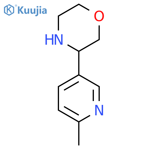 3-(6-Methylpyridin-3-yl)morpholine structure