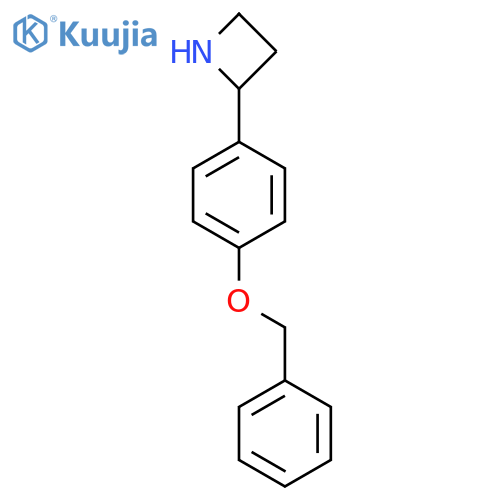 2-4-(benzyloxy)phenylazetidine structure