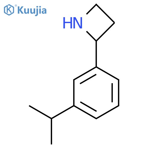 2-3-(propan-2-yl)phenylazetidine structure