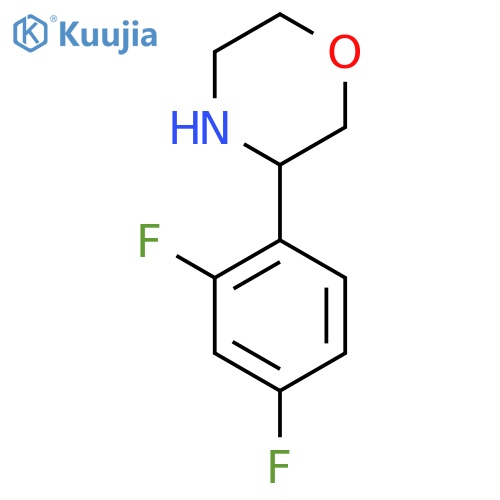 3-(2,4-DIFLUOROPHENYL)MORPHOLINE structure