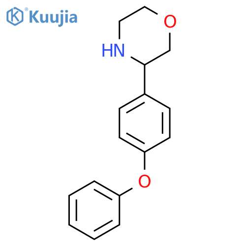3-(4-phenoxyphenyl)morpholine structure
