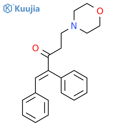 1-Penten-3-one, 5-(4-morpholinyl)-1,2-diphenyl- structure