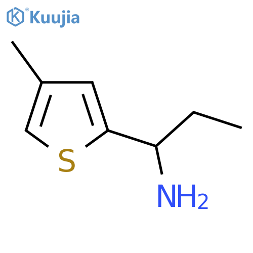 1-(4-methylthiophen-2-yl)propan-1-amine structure