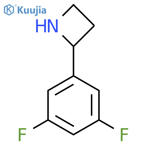 2-(3,5-Difluorophenyl)azetidine structure