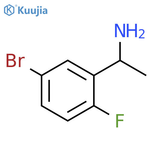 1-(5-Bromo-2-fluorophenyl)ethan-1-amine structure