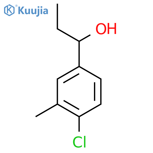 1-(4-Chloro-3-methylphenyl)propan-1-ol structure