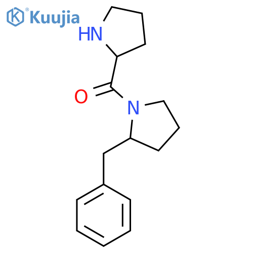 2-Benzyl-1-(pyrrolidine-2-carbonyl)pyrrolidine structure