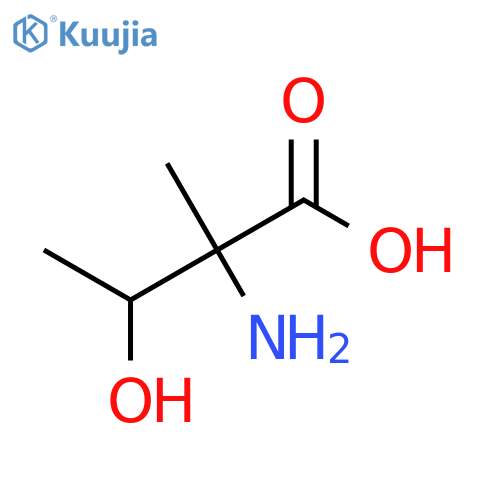 (2R,3S)-3-HYDROXY-D-ISOVALINE structure