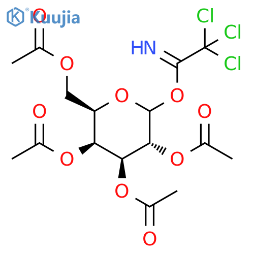 D-Galactopyranose, 2,3,4,6-tetraacetate 1-(2,2,2-trichloroethanimidate) structure