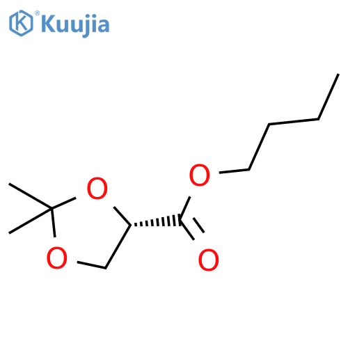(S)-butyl 2,2-dimethyl-1,3-dioxolane-4-carboxylate structure