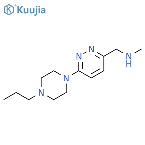 methyl({6-(4-propylpiperazin-1-yl)pyridazin-3-ylmethyl})amine structure