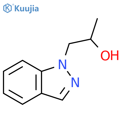 1-(1H-indazol-1-yl)propan-2-ol structure