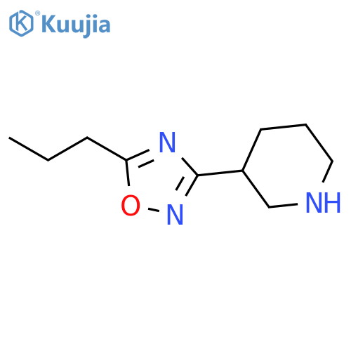 3-(Piperidin-3-yl)-5-propyl-1,2,4-oxadiazole structure