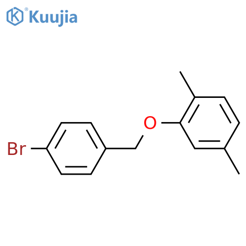 4-Bromobenzyl-(2,5-dimethylphenyl)ether structure